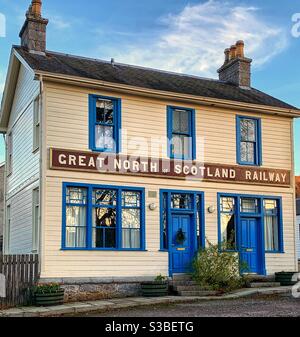 Great North of Scotland Railway Building, Braemar. Stockfoto