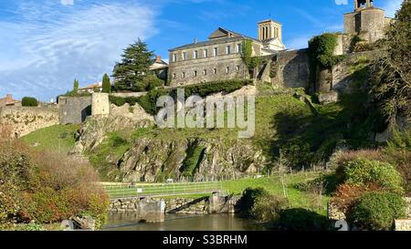 Parthenay Deux-sevrés Frankreich Stockfoto