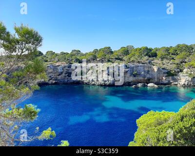 mallorca baleares cala pi bonita cala Stockfoto