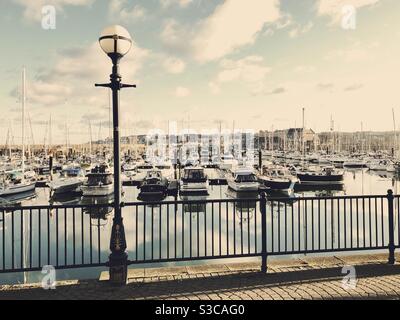 Bangor Marina, County Down, Nordirland Stockfoto