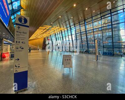 Glasgow Queen Street Station - Schottland Stockfoto