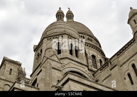 Sacre-Coeur aus nächster Nähe Stockfoto