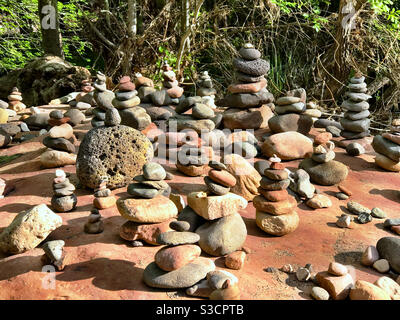 Stone Stacks, Sedona, Arizona, USA Stockfoto