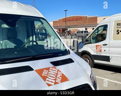 Das Home Depot Geschäft in Metro Atlanta, Georgia. (USA) Stockfoto