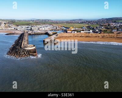 Hafen in West Bay, Dorset, großbritannien Stockfoto