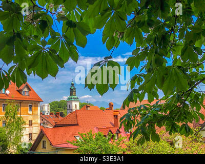 Skofja Loka, Slowenien Stockfoto