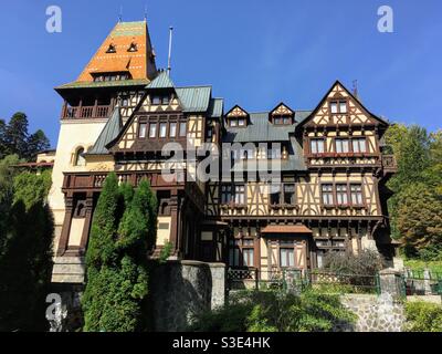 Schloss Pelisor, Sinaia, Rumänien Stockfoto