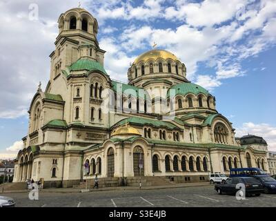 Alexander-Newski-Kathedrale, Sofia, Bulgarien Stockfoto