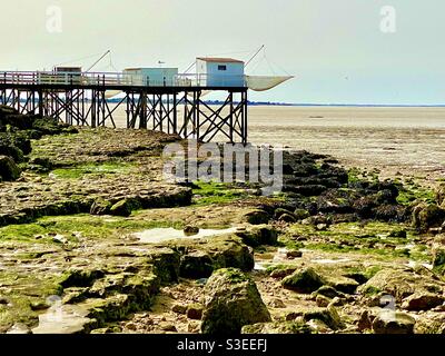 Carralets im Fouras Charente-Maritme Frankreich Stockfoto