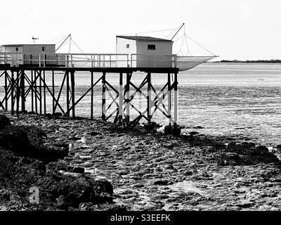 Carralets im Fouras Charente-Maritme Frankreich Stockfoto