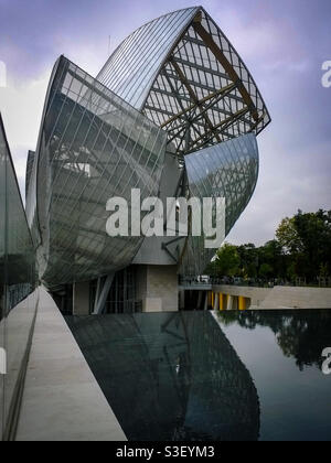 Fondation Louis Vuitton au Jardin d’Acclimatation Stockfoto