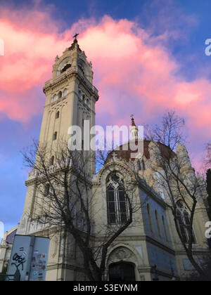 San Manuel und san Benito Chuch. Madrid, Spanien. Stockfoto