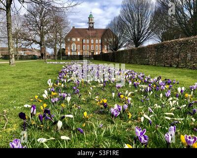 Letchworth im Frühjahr Stockfoto