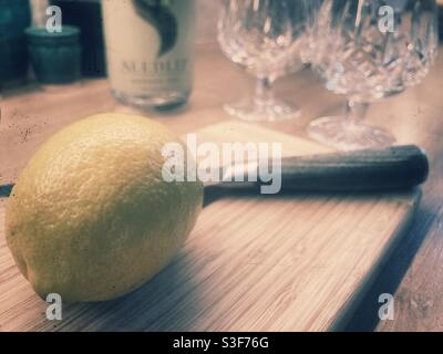 Alkoholfreie Seedlip-Getränke Stockfoto