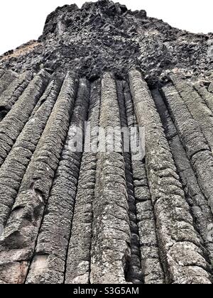 Die Felsformation am Giants Causeway in Nordirland ist ein UNESCO-Weltkulturerbe Stockfoto