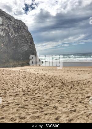 Strand von Adraga, Colares, Sintra, Portugal Stockfoto