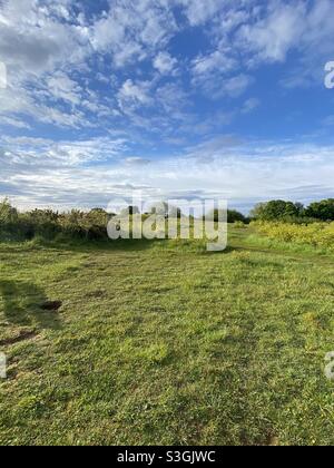 Himmel trifft Erde Stockfoto