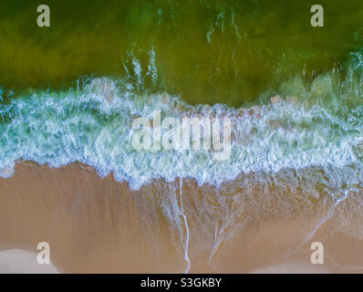 Luftaufnahme des Strandes in Perdido Key Stockfoto