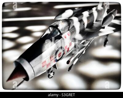 Lightning-Flugzeug im Maßstab 1:1/72 Stockfoto