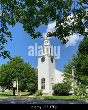 Juni 2021, Unitarian Church, Walpole, Ches Hire County, New Hampshire, Usa, Nordamerika Stockfoto