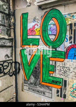 Brighton Hippodrome Street Art Stockfoto