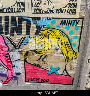 Brighton Hippodrome Street Art Stockfoto