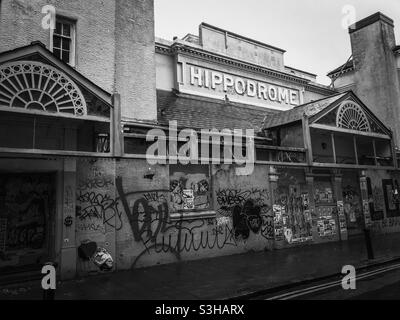 Brighton Hippodrome Street Art Stockfoto