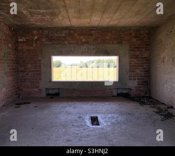 Pillbox zweiten Weltkrieg Dorchester auf der Themse Stockfoto