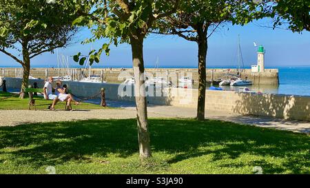 La Flotte Île De Re Charente Maritime Frankreich Stockfoto
