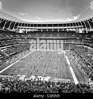 NFL im Tottenham Hotspur Stadium Jets gegen Falcons Stockfoto