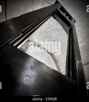 Vintage-Guillotine Stockfoto