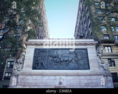 Feuerwehrdenkmal, Manhattan, New York City Stockfoto