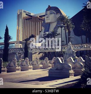 Das Luxor Hotel in Las Vegas Stockfoto