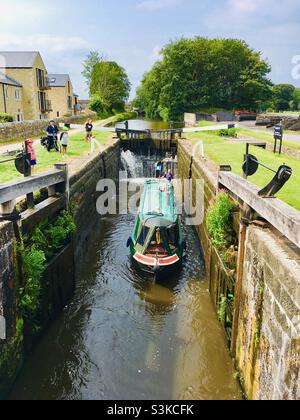 Leeds und Liverpool Kanal Stockfoto