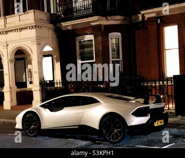 Lamborghini Huracan Performance - Mayfair London Stockfoto