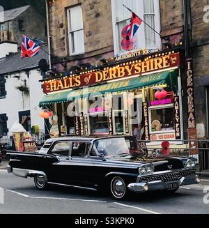 1959 Ford Galaxie - Matlock Bath Derbyshire Stockfoto