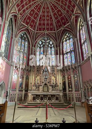 St. Cuthbert’s Chapel. Ushaw Historic House and Gardens. Durham, England, Großbritannien. Stockfoto