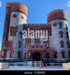 November 2021, State Armory, derzeit im Besitz von MGM Springfield und mit Sitz in Springfield, Massachusetts, USA, Nordamerika Stockfoto