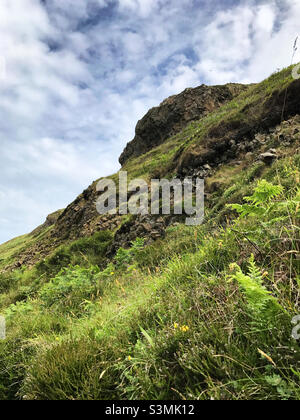 Causeway Coast im County Antrim in Nordirland. Stockfoto