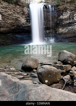 Cherokee Falls im Cloudland Canyon State Park in Rising Fawn Georgia USA. Stockfoto