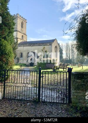 In der John the Baptist Church, Stanton Harcourt, Oxfordshire Stockfoto