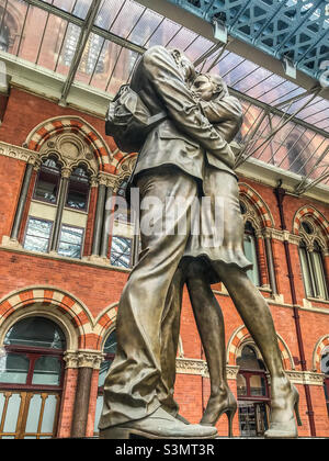 The Lovers, Bahnhof St. Pancras, London Stockfoto