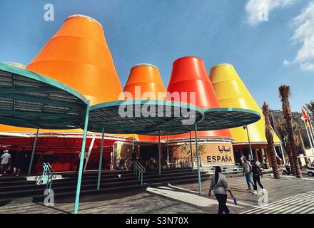 Spanischer Pavillon auf der Dubai Expo 2020 Stockfoto