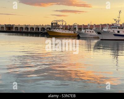 Hafen Acciaroli, Marina di Acciaroli, Pollica Stockfoto