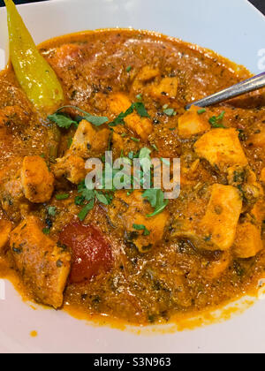 Hühnchen-curry Stockfoto