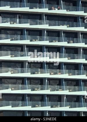 Ein Blick auf das Hotel Amfora in Split, Kroatien Stockfoto