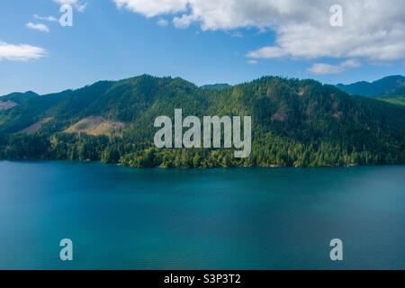 Lake Cushman im Bundesstaat Washington Stockfoto