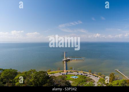 Fairhope, Alabama, an der Mobile Bay Stockfoto