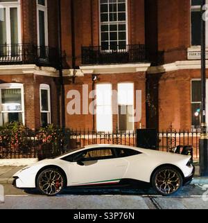 Lamborghini Huracan Performance - Mayfair London Großbritannien Stockfoto