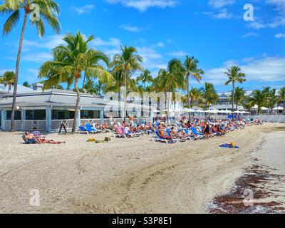 Higgs Beach in Key West Florida Stockfoto